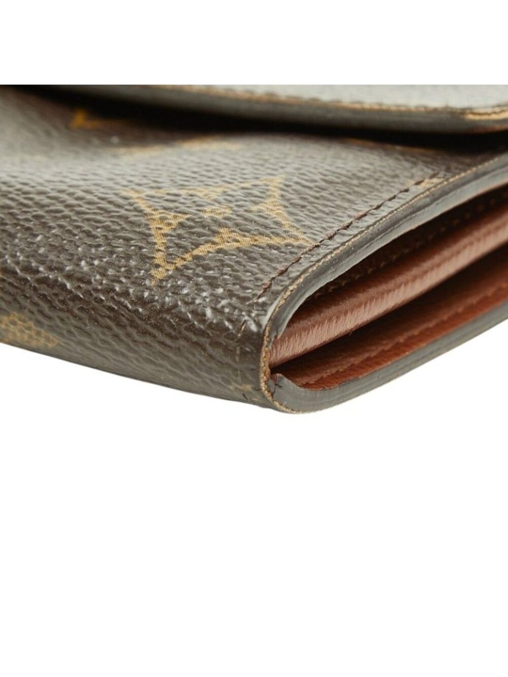 Louis Vuitton Monogram Pochette Portemonnaie Cles de Paris Wallet Brown Leather - Picture 4 of 10